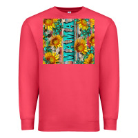 Cardinal mama wıth sunflowers and gemstone Premium Sweatshirt - Artiststas