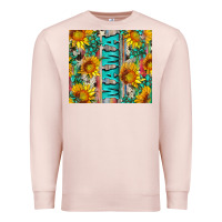 Pale Pink mama wıth sunflowers and gemstone Premium Sweatshirt - Artiststas