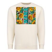 Sandshell mama wıth sunflowers and gemstone Premium Sweatshirt - Artiststas