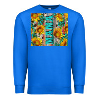 True Royal mama wıth sunflowers and gemstone Premium Sweatshirt - Artiststas