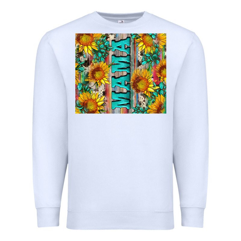 Mama Wıth Sunflowers And Gemstone Premium Sweatshirt by Artiststas | Teevron