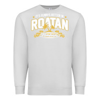 Dove Grey Roatan Honduras Souvenir Roatan Gift Travel Premium Sweatshirt - trangStudio