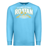 Ocean Blue Roatan Honduras Souvenir Roatan Gift Travel Premium Sweatshirt - trangStudio