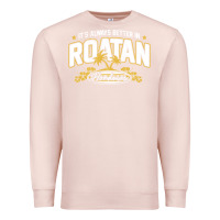 Pale Pink Roatan Honduras Souvenir Roatan Gift Travel Premium Sweatshirt - trangStudio