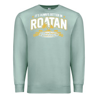 Seafoam Roatan Honduras Souvenir Roatan Gift Travel Premium Sweatshirt - trangStudio