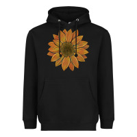 Black sunflower Heavyweight Hoodie - Artiststas