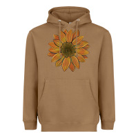 Toasted Coconut sunflower Heavyweight Hoodie - Artiststas