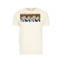 Vintage Arctic cowhide leopard daisies Vintage Tee - TumblerDesignByShophia