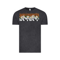 Vintage Black cowhide leopard daisies Vintage Tee - TumblerDesignByShophia