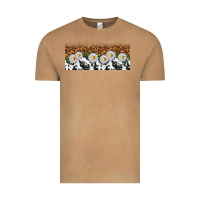Vintage Camel cowhide leopard daisies Vintage Tee - TumblerDesignByShophia