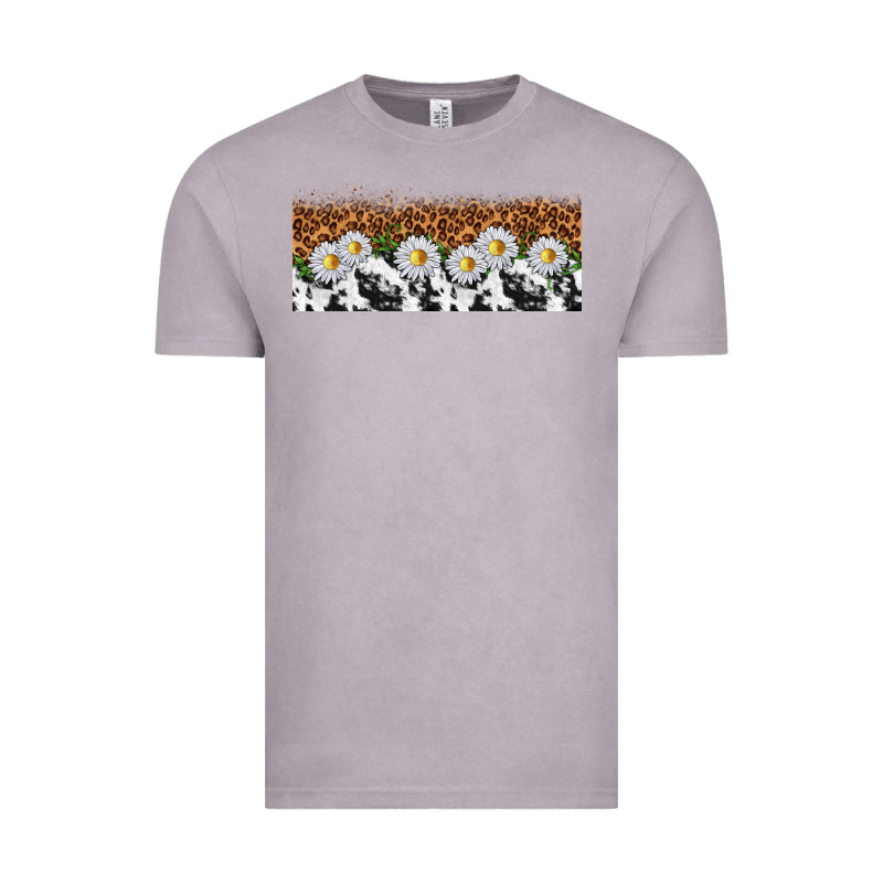 Cowhide Leopard Daisies Vintage Tee by TumblerDesignByShophia | Teevron