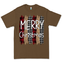 Cacao merry christmas leopard print Premium Tee - Bettercallsaul
