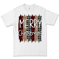 White merry christmas leopard print Premium Tee - Bettercallsaul