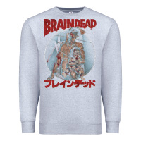 Heather Grey Braindead-Ob7An Premium Sweatshirt - trangStudio
