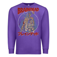 Purple Braindead-Ob7An Premium Sweatshirt - trangStudio