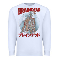 White Braindead-Ob7An Premium Sweatshirt - trangStudio