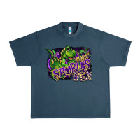 Midnight Navy mardi saurus rex Urban Heavy Tee - CowGirlArtShop