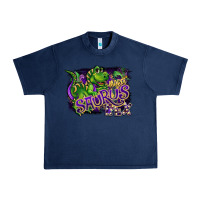 Navy mardi saurus rex Urban Heavy Tee - CowGirlArtShop