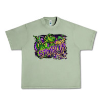 Oil Green mardi saurus rex Urban Heavy Tee - CowGirlArtShop