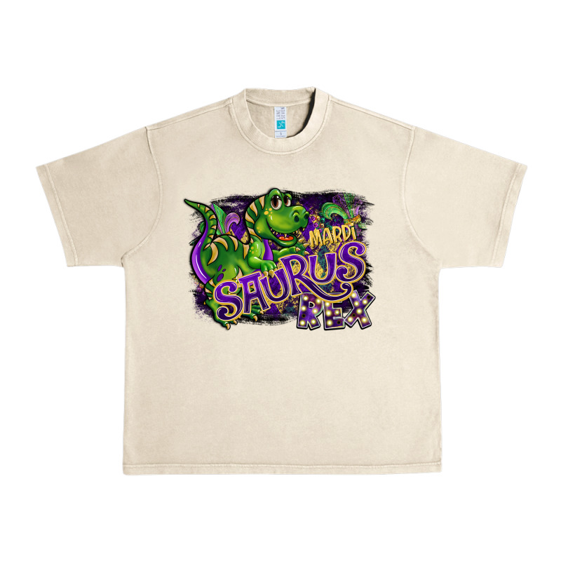 Mardi Saurus Rex Urban Heavy Tee by CowGirlArtShop | Teevron