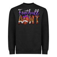 Black Football Aunt Heavyweight Sweatshirt - CowhideDigitalArt