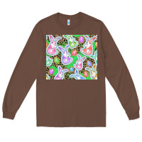 Chestnut Easter bunny and egg Long Sleeve Tee - CowGirlArtShop