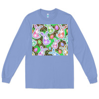 Colony Blue Easter bunny and egg Long Sleeve Tee - CowGirlArtShop