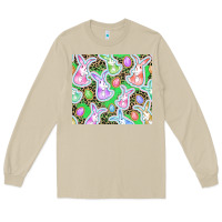 Mushroom Easter bunny and egg Long Sleeve Tee - CowGirlArtShop
