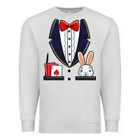 Dove Grey magician costume halloween magic show men women kids boys Premium Sweatshirt - trangStudio