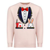 Pale Pink magician costume halloween magic show men women kids boys Premium Sweatshirt - trangStudio
