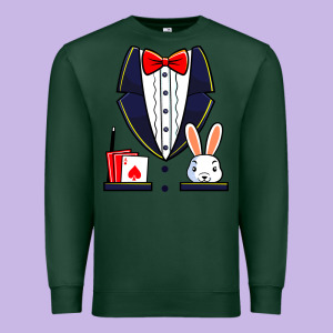 Magician Costume Halloween Magic Show Men Women Kids Boys Premium Sweatshirt Designed By Trangstudio