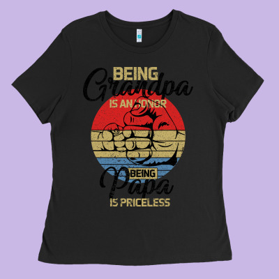 Being Grandpa İs An Honor Being Papa İs Priceless Ladies Tee Designed By Bettercallsaul