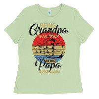 Matcha Being Grandpa İs An Honor Being Papa İs Priceless Ladies Tee - Bettercallsaul