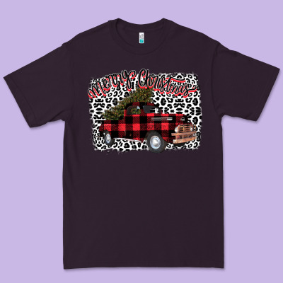 Merry Christmas Truck Premium Tee Designed By Bettercallsaul