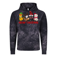 Cloud Black meowy christmas Vintage Hoodie - CowGirlArtShop