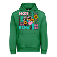 Emerald mom mama mommy with hearts Urban Hoodie - AdoDesignShop