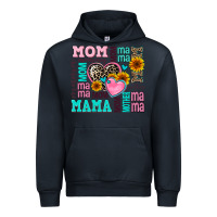 Navy mom mama mommy with hearts Urban Hoodie - AdoDesignShop