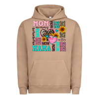 Pigment Burro mom mama mommy with hearts Urban Hoodie - AdoDesignShop