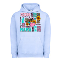 Pigment Grape Ice mom mama mommy with hearts Urban Hoodie - AdoDesignShop