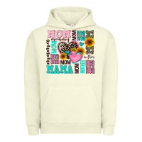Pigment Pistachio mom mama mommy with hearts Urban Hoodie - AdoDesignShop