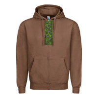 Chestnut zebra Zipper Hoodie - LillyAllenDesigns