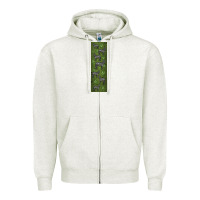 Oatmeal Heather zebra Zipper Hoodie - LillyAllenDesigns