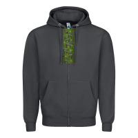 Smoke zebra Zipper Hoodie - LillyAllenDesigns