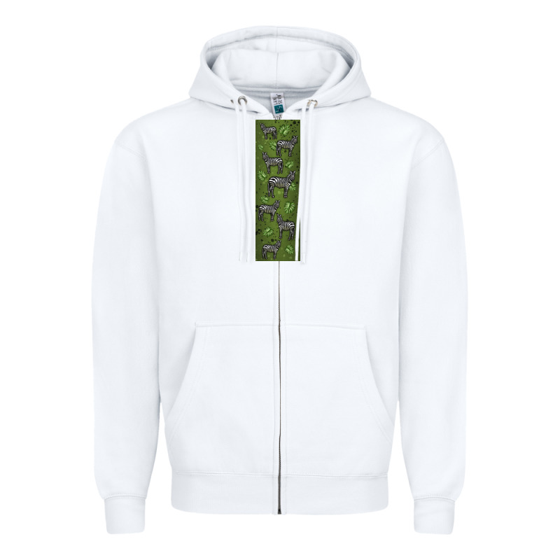 Zebra Zipper Hoodie by LillyAllenDesigns | Teevron