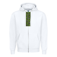 White zebra Zipper Hoodie - LillyAllenDesigns