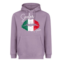 Lavender GGT Travel Souvenir Style SINALOA MX Flag Lips Heavyweight Hoodie - trangStudio