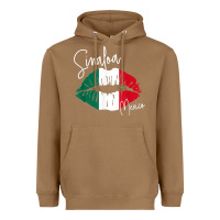 Toasted Coconut GGT Travel Souvenir Style SINALOA MX Flag Lips Heavyweight Hoodie - trangStudio
