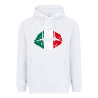 White GGT Travel Souvenir Style SINALOA MX Flag Lips Heavyweight Hoodie - trangStudio