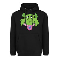 Black Candy Land Halloween Plumpy Big Face Heavyweight Hoodie - trangStudio