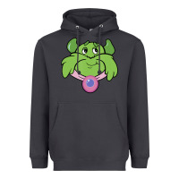 Smoke Candy Land Halloween Plumpy Big Face Heavyweight Hoodie - trangStudio